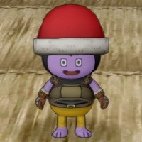 画像：ベストドレッサーコンテスト応募作品：露骨に参加賞目当て（ミフミン）[撮影場所：ガタラ住宅村]