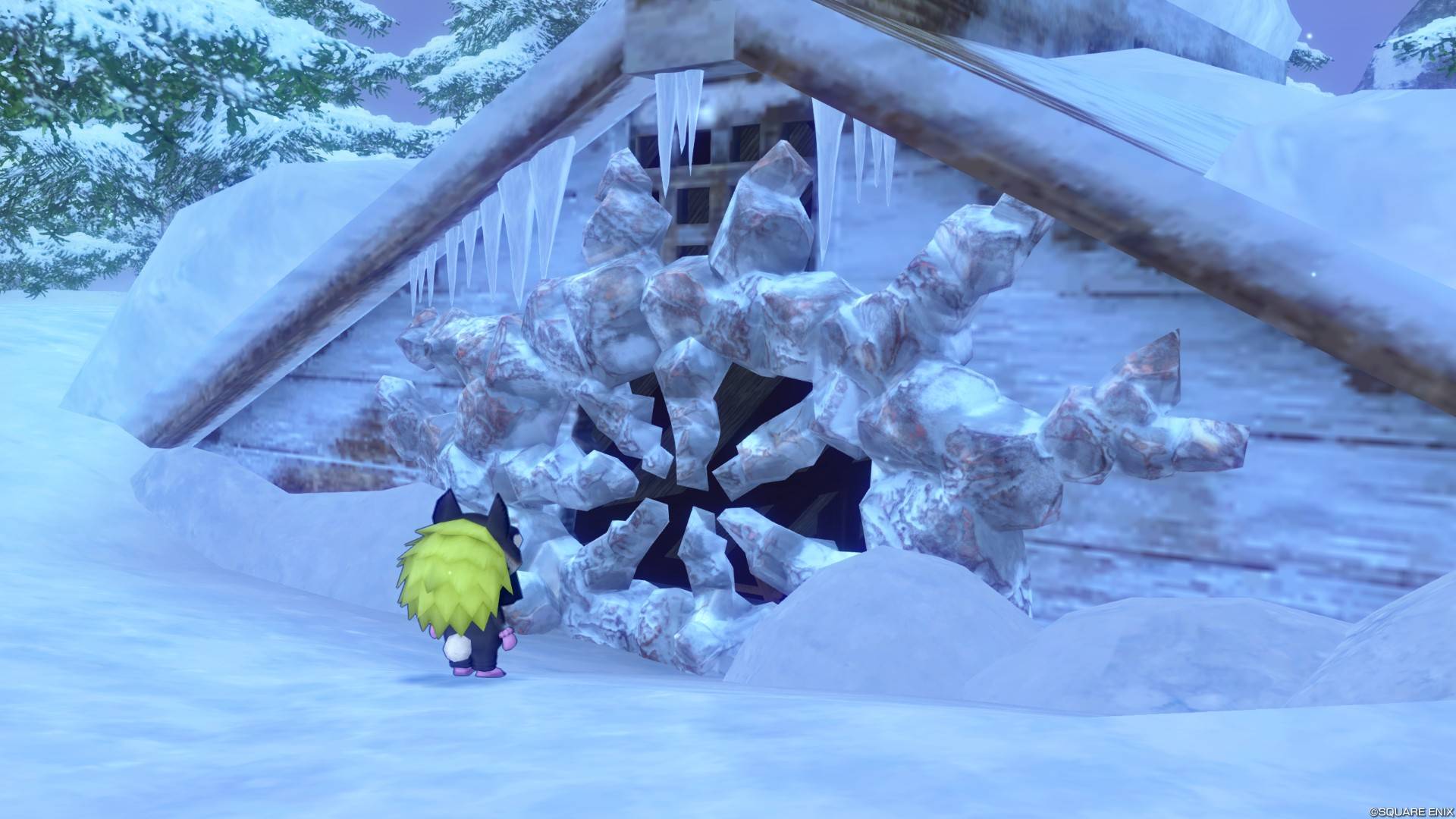 閉ざされた廃屋