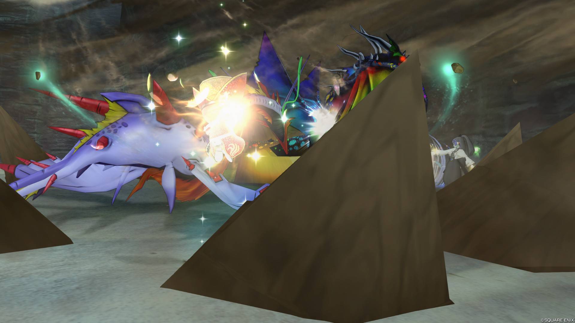 虚竜王グリーデルとランジェ