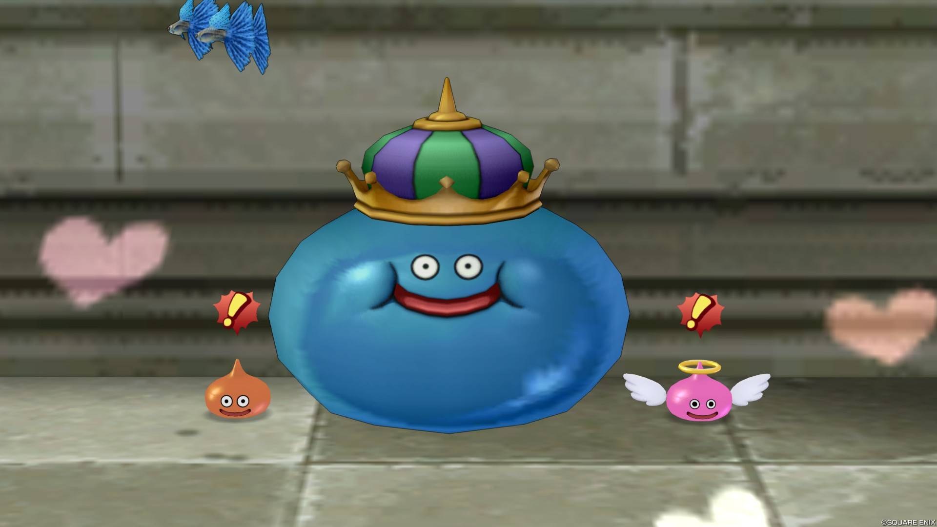 隠れスライムベスの像、隠れエンゼルスライム像、しぐさ・ネタ「キンスラ」