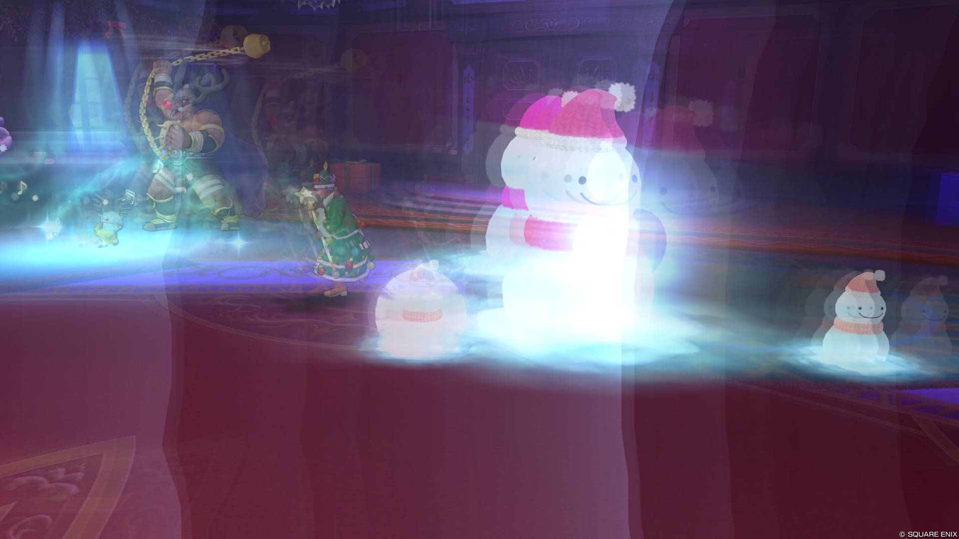 雪だるまになっちゃった