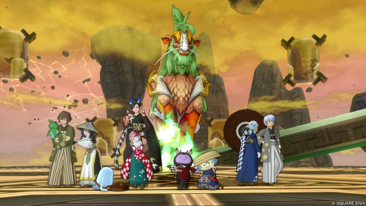 森羅蛮獣と記念撮影