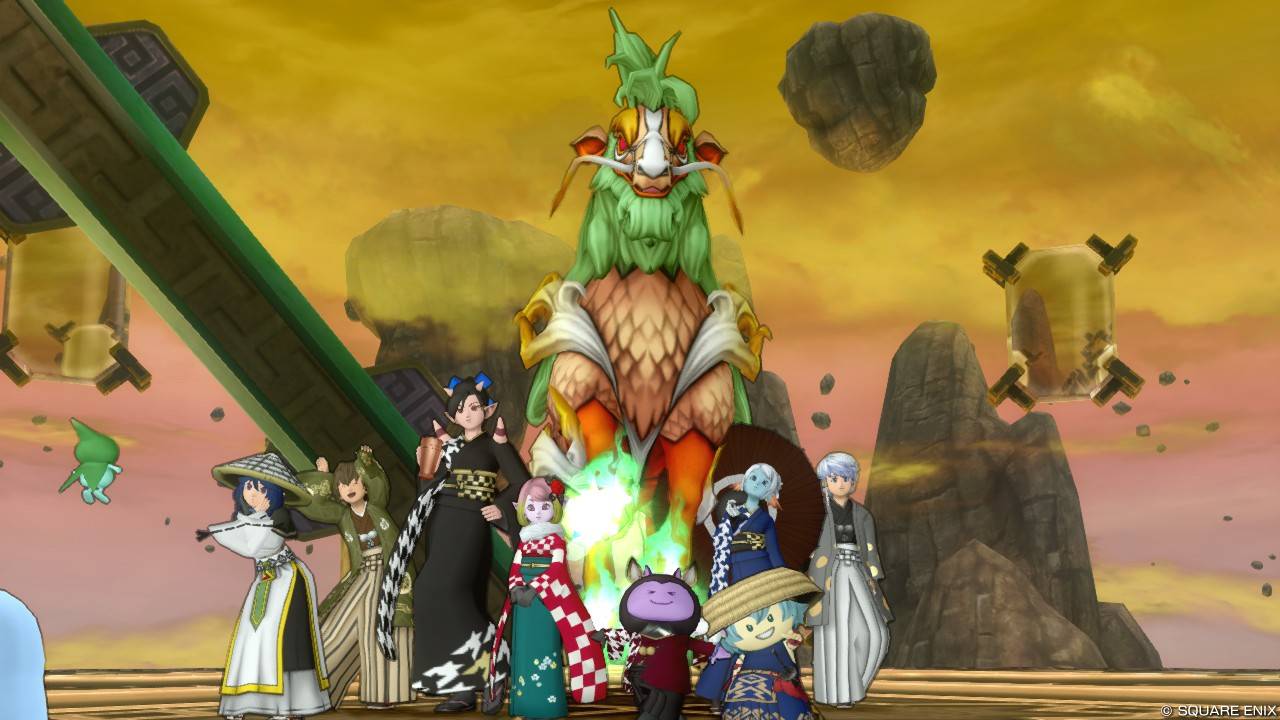 森羅蛮獣と記念撮影