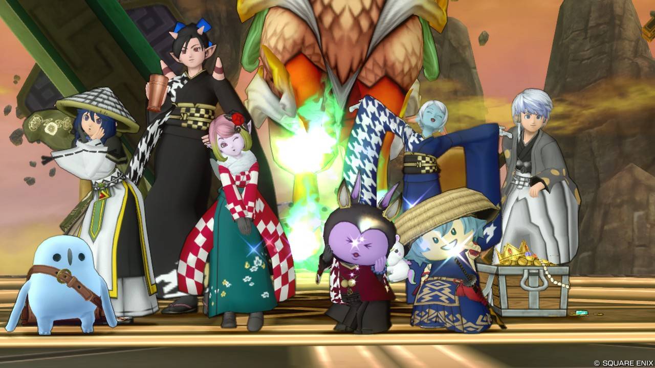 森羅蛮獣と記念撮影