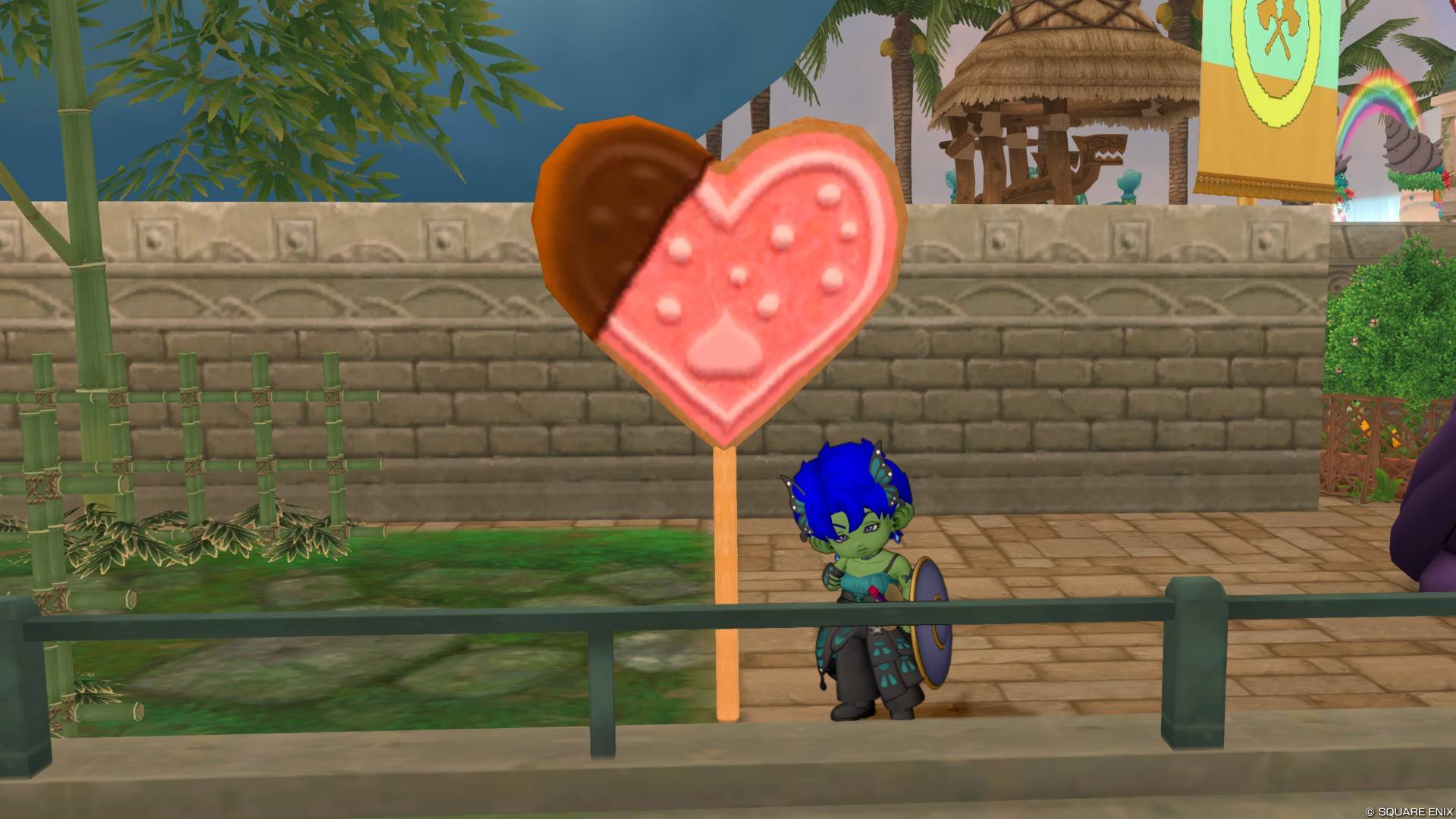 バレンタインポール・庭