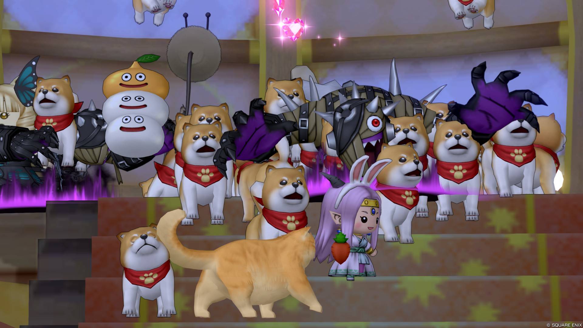 へんげの杖でドッグラン！