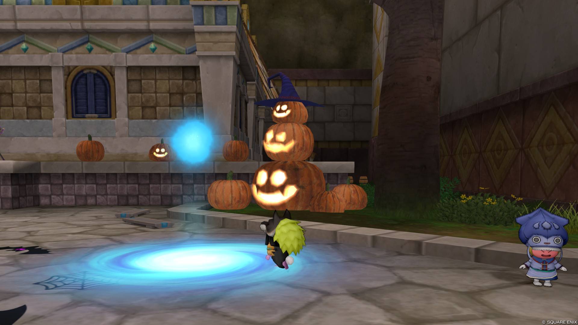 ハロウィンの装いのガタラ